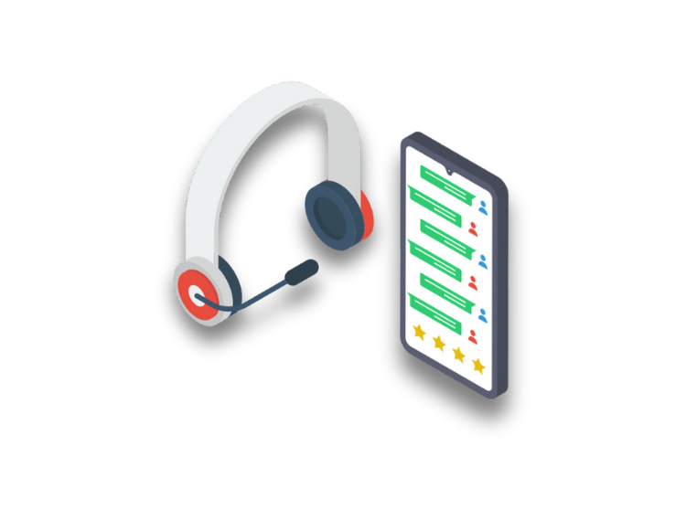Headset and phone icon