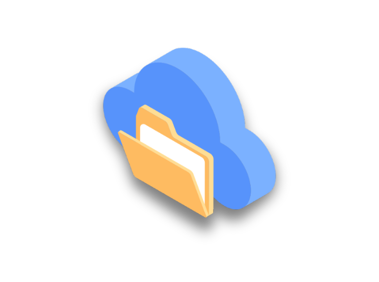 Folder and cloud