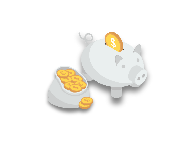 Piggy bank icon