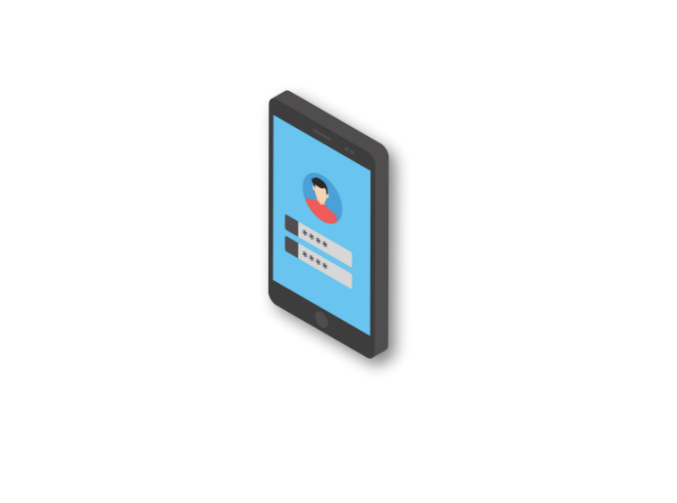 Icon of mobile phone