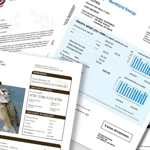 Image of invoices