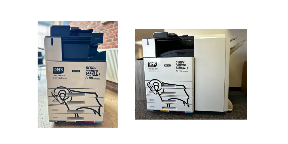 Derby County Football Club branded Xerox Altalink C8200