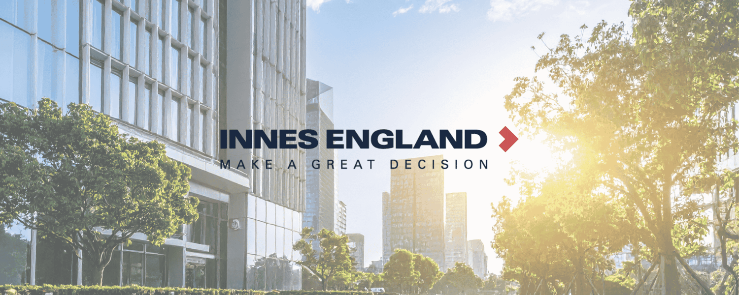 Build up buildings with the Innes England logo on