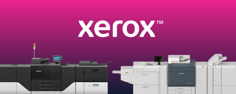Xerox production machines Proficio and IJP900