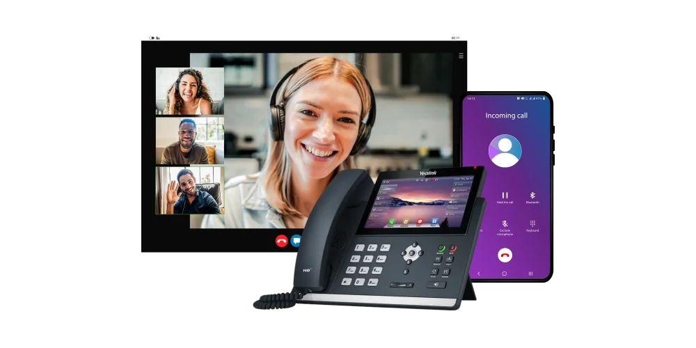Video call screen shot, mobile phone and desktop phone